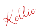 Kellie's signature