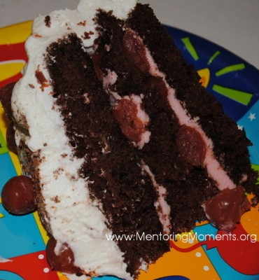 Homemade Black Forest Cake