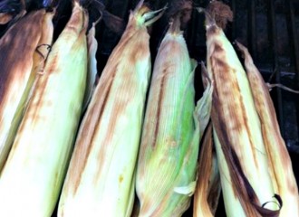 Grilled corn / photo by Page Hughes