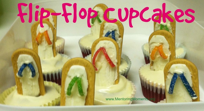 flipflop cupcakes / photo by Kathy Hutto