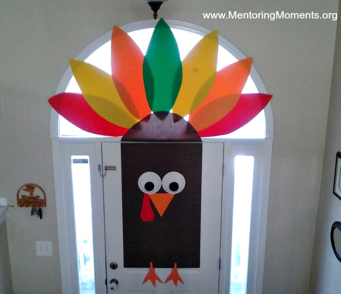 How to Make a Mr. Turkey front door.