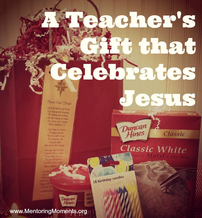 A Teacher's Gift that Celebrates Jesus