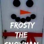 Frosty the Snowman Door Art
