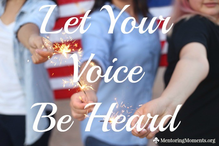 Let Your Voice be Heard